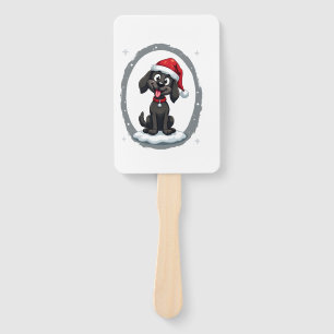 Éventail Chemise T-S Noël Chapeau de Père Noël Labrador Noi