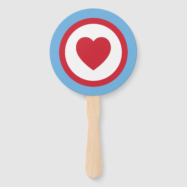 Éventail Chicago Love | Ventilateurs | Bleu (Devant)