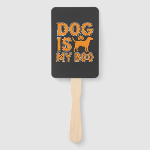 Éventail Chien Est Mon Boo Halloween Chien