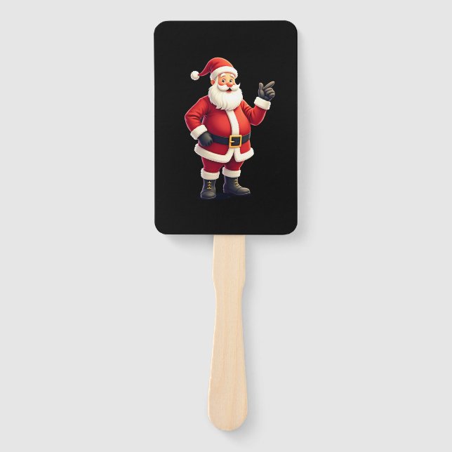 Éventail Christmas Shirts for Boys Kids Dabbing Santa Xmas  (Devant)