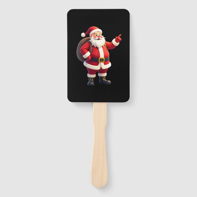Éventail Christmas Shirts for Boys Kids Dabbing Santa Xmas  (Devant)