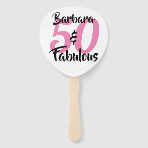 Éventail Cinquante et fabuleux 50e anniversaire fête Person