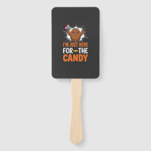 Éventail Citation de Monstre de Bonbons d'Halloween Design