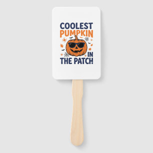 Éventail Citrouille la plus cool du patch Halloween Shirt_1