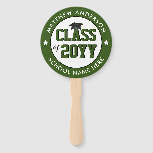 Éventail Classe de 2023 Forest Green Graduation Party
