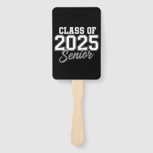 Éventail Classe de 2025 Senior Retour à l'école 2025 Vintag