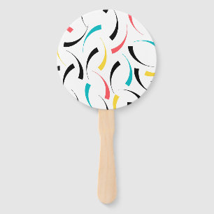 Éventail Coloré, gai, moderne, graphique urbain tendance