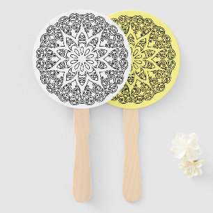 Éventail Colorez votre propre MANDALA - do-it-yourself Colo