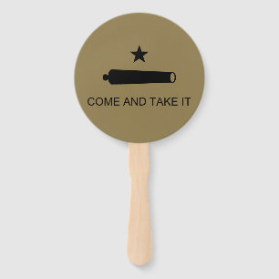 Éventail Come & Take It ! Flag de Texas State