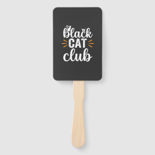 Éventail Conception de la fête d'Halloween du Club Chat Noi
