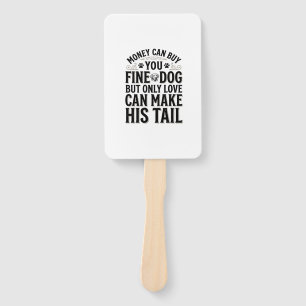 Éventail Conception de typographie de citation d'amour de c