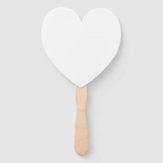 Éventail Conception simple blanche personnalisée Ajouter un