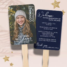 Éventail Congrats de fin d'études Médicale moderne Photo