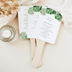 Éventail CORA Tropical Beach Destination Wedding Program