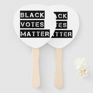 Éventail Couleurs personnalisées du gabarit des votes noir