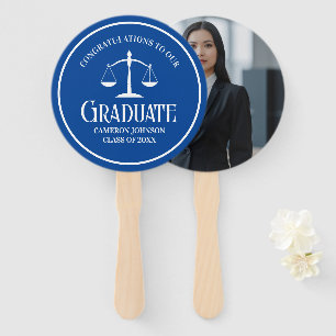 Éventail Coutume Bleu Blanc de l'école de droit Parti de gr