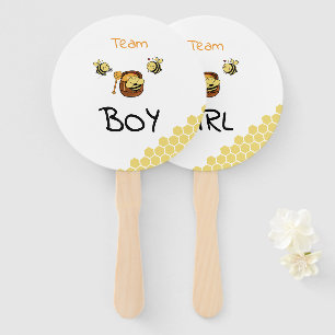Éventail Cute Little Honeybee & Sweet Honey Révélation du s