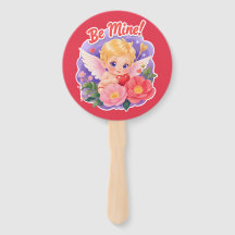 Cute Valentine's Day Cupid with "Be Mine"