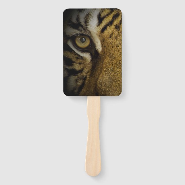 Éventail Dans l'oeil d'un tigre (Devant)