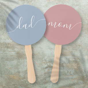 Éventail de jeu de baby shower pour maman ou papa