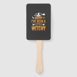 Éventail Désolée, j'ai été un peu sorcière Halloween