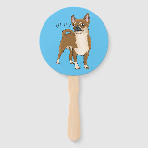 Éventail Dessin de Chihuahua pour chien