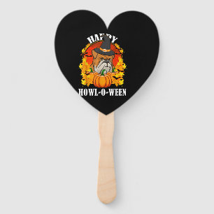 Éventail Don de chien   Cadeau D'Halloween Bulldog Pour Amo