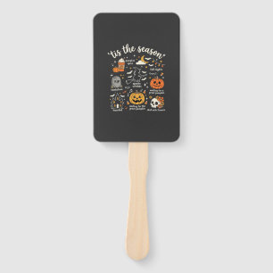 Éventail Doodle de Halloween C'est la saison design sorcièr