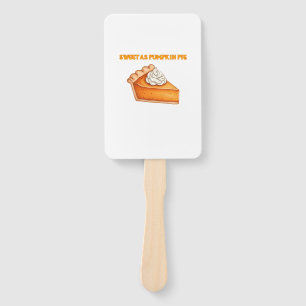 Éventail Doux comme une tarte au potiron � Dessert de Thank