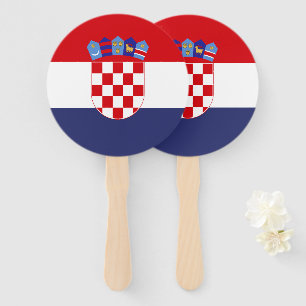 Éventail Drapeau de Croatie