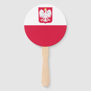 Éventail Drapeau de la Pologne