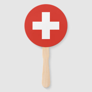 Éventail Drapeau de la Suisse