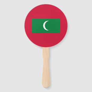 Éventail Drapeau des Maldives
