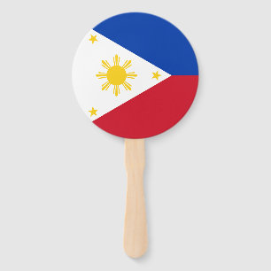 Éventail Drapeau des Philippines