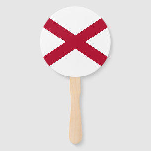 Éventail Drapeau d'État de l'Alabama
