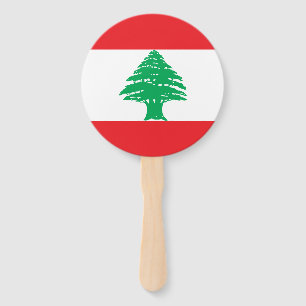 Éventail Drapeau du Liban