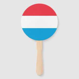 Éventail Drapeau du Luxembourg