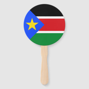 Éventail Drapeau du Soudan du Sud