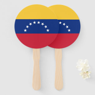 Éventail Drapeau du Venezuela