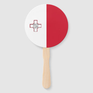 Éventail Drapeau Malte