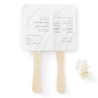 Élégance classique Script Monogramme Programme de 