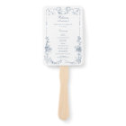 Élégant classique Dusty Bleu Français Floral