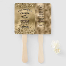 Elégant Faux Gold Parties scintillant et Foil Wedd