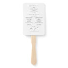 Élégant script moderne minimaliste programme de ma