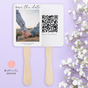 Éventail Enregistrer le script de code QR minimal de la pho