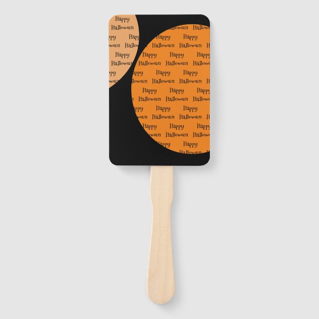 Éventail Ensemble de fans, halloween. (Devant)