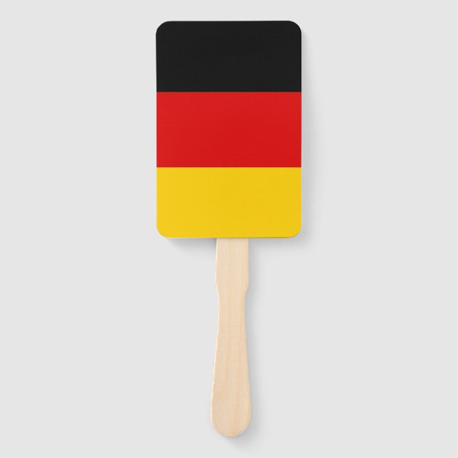 Éventail Ensemble de ventilateur à main avec drapeau de l'A (Devant)