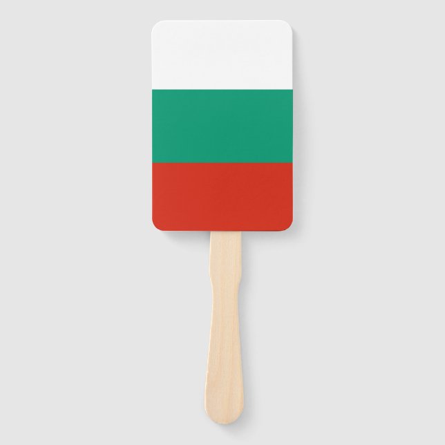 Éventail Ensemble de ventilateur à main avec drapeau de la  (Devant)