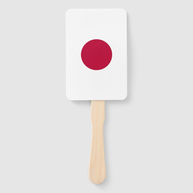 Éventail Ensemble de ventilateur à main avec drapeau du Jap (Devant)