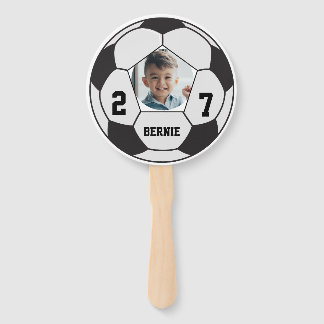 Éventail Équipe de sport de joueur de football personnalisé